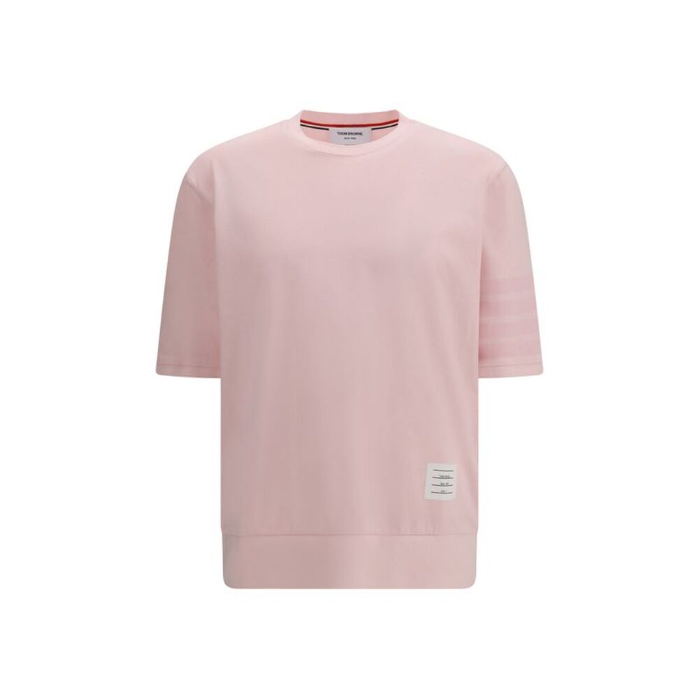 Thom Browne Men 4-Bar Cotton Jersey T-Shirt
